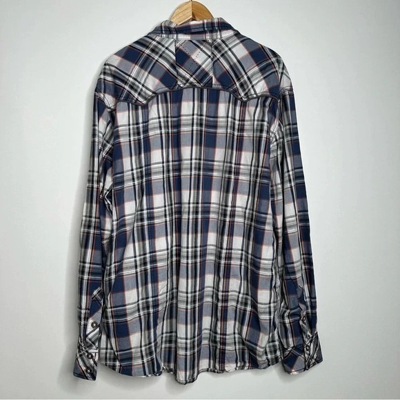 BKE Buckle Men’s Plaid Button Down Athletic Fit Shirt Size XXL - Picture 7 of 8